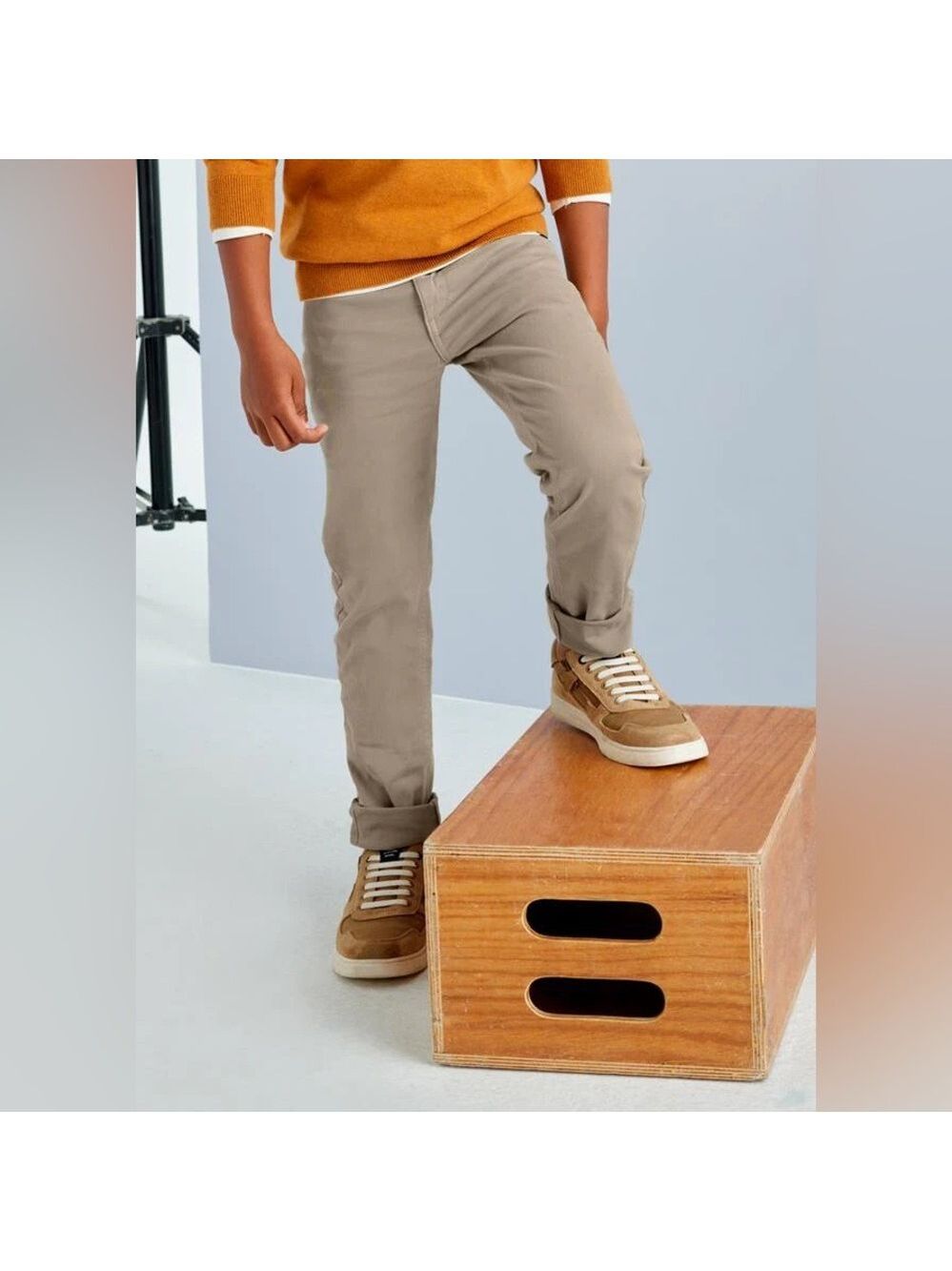 Mayoral Beige Kids Casual Trousers
